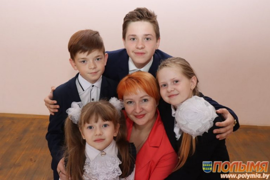 Многодетная мама из Кореличского района Вероника Кулак: «Большая семья — это радость и ответственность»