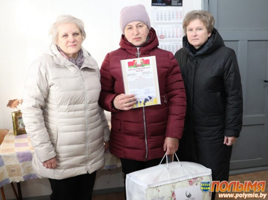В рамках акции «Наш животновод» в СПК «Маяк-Заполье» поздравили лучших работников
